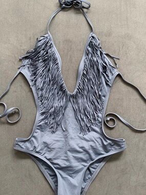 L*Space Stardust Fringe One Piece size small NEW